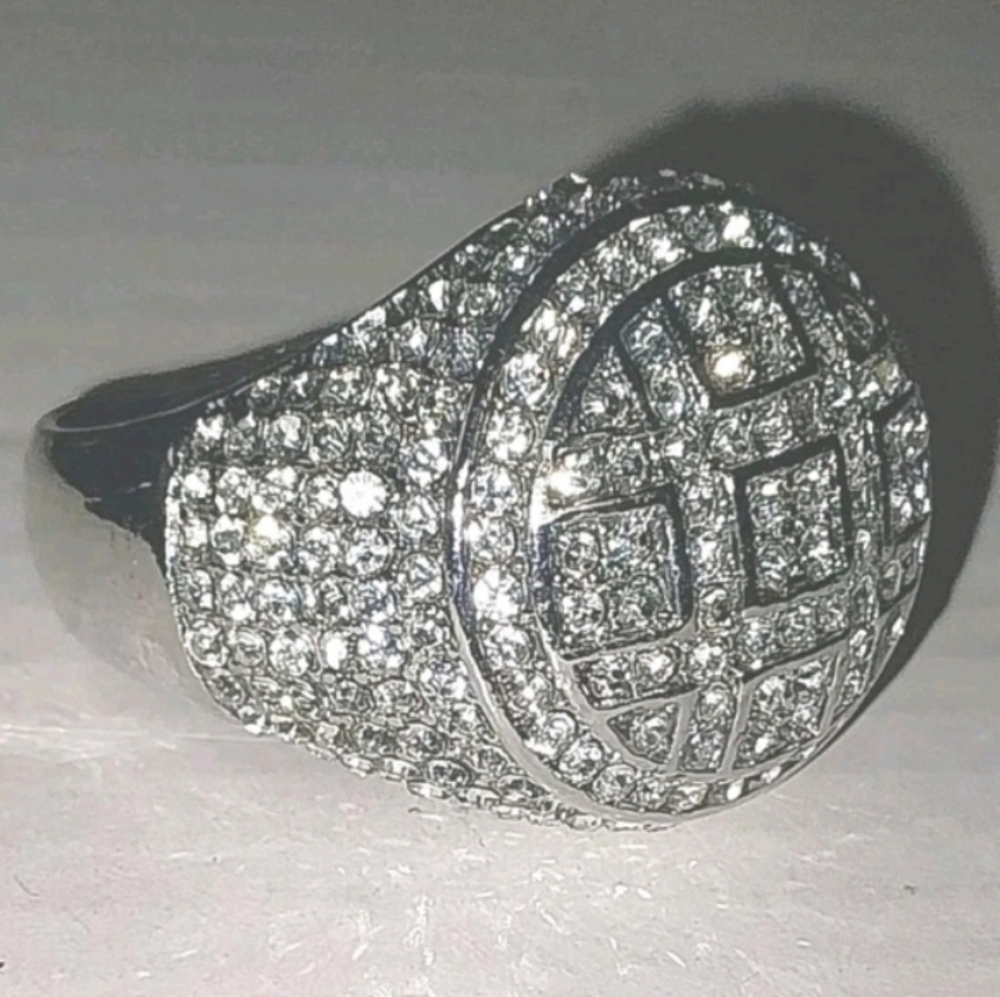 Mens Statement Ring Sz 11